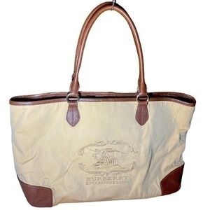 Burberry Logo Beige Tote
